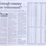 Enough money for retirement?